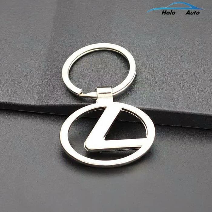 Gantungan Kunci Mobil Lexus Keychain Key Chain Emblem Logo 3D Chrom