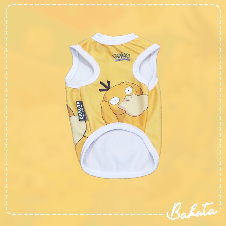 Baju Kucing Edisi Pokemon Tank Baju Anabul tersayang dirumah / Casual Outfit / Bisa Pilih Ukuran XXXS-XL
