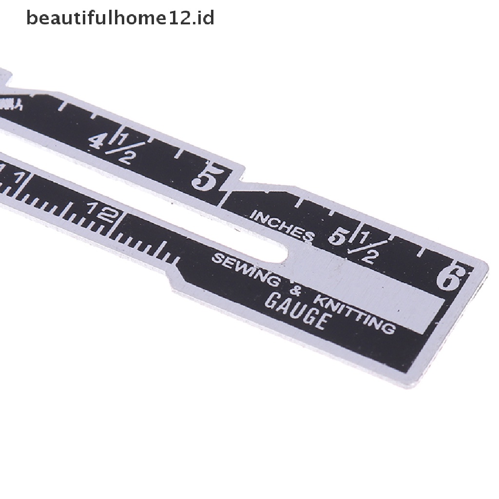 【beautifulhome12.id】 Sewing Seam Ruler Measuring Gauge Patchwork Quilting Tailor Sizer Helper Tools .