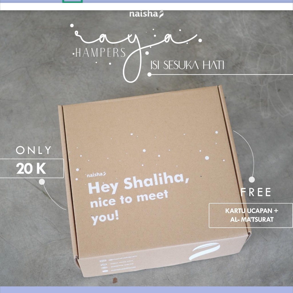 

Hampers Gift Box Package by Naishaofficial