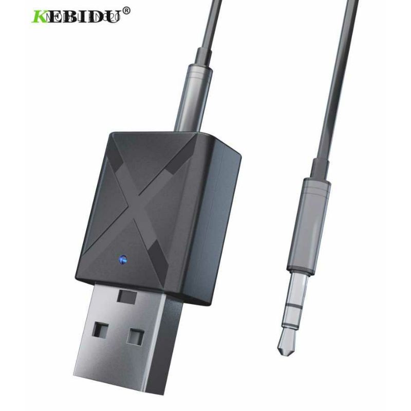 USB DONGLE HiFi AUDIO KONEKSI WIRELESS BLUETOOTH TRANSMITTER &amp; RECEIVER MINI PRAKTIS |2065