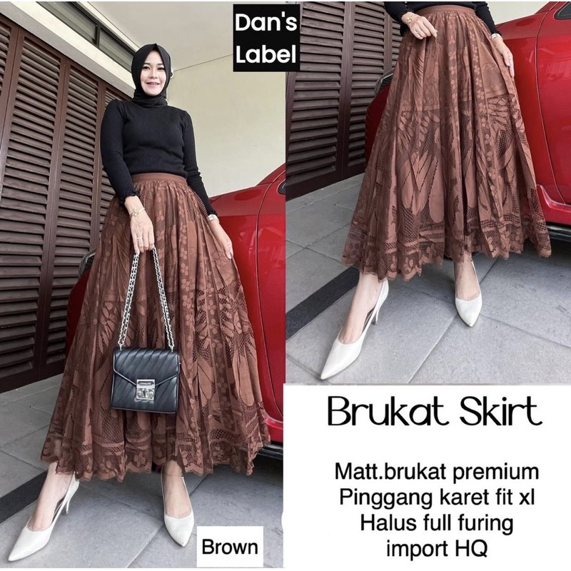 rok tutu brukat import