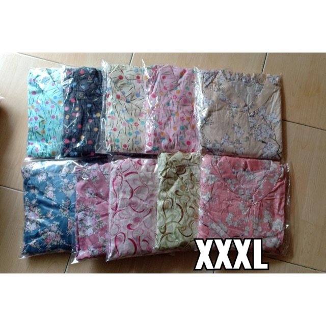 Gamis katun jepang ori size super jumbo