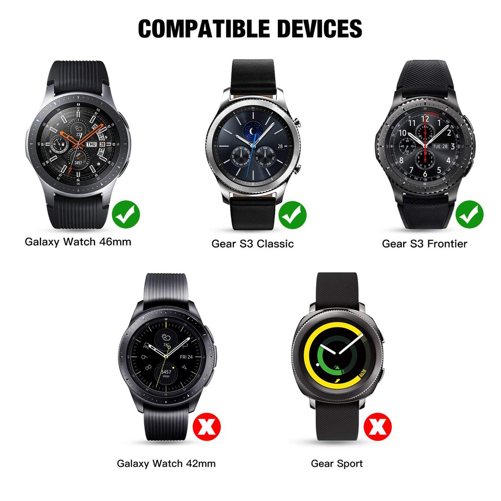 Bezel Ring For Samsung Galaxy Watch 46mm / Galaxy Gear S3 Frontier &amp; Classic