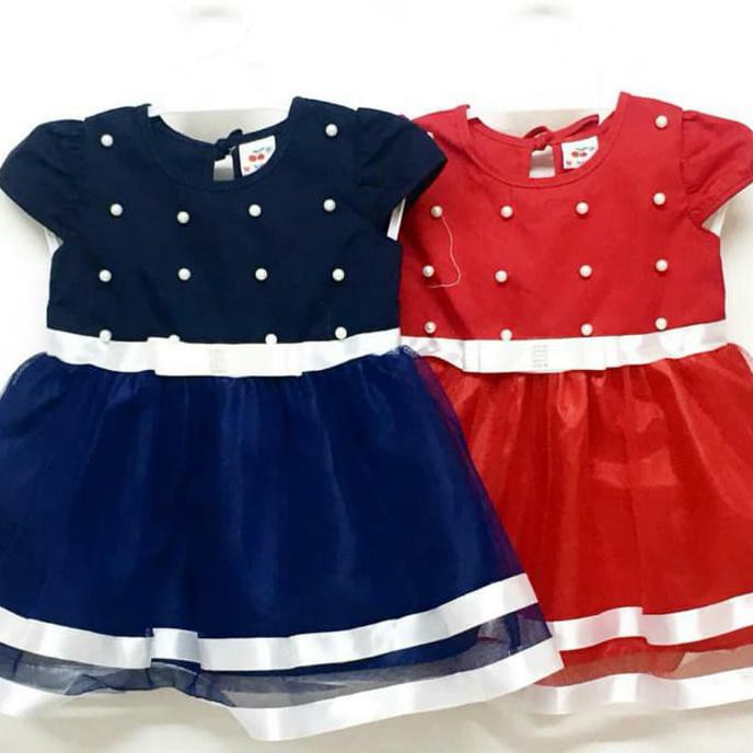 PROMOnn Baju Dress Pesta Anak Bayi Perempuan Manik-Manik SALE