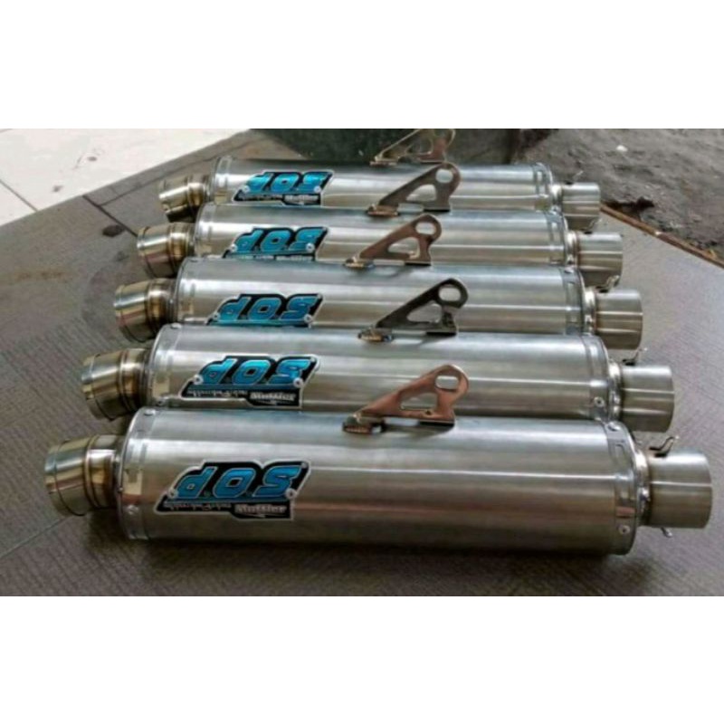 KENALPOT SLENCER DOS BULAT kapsul saringan ful