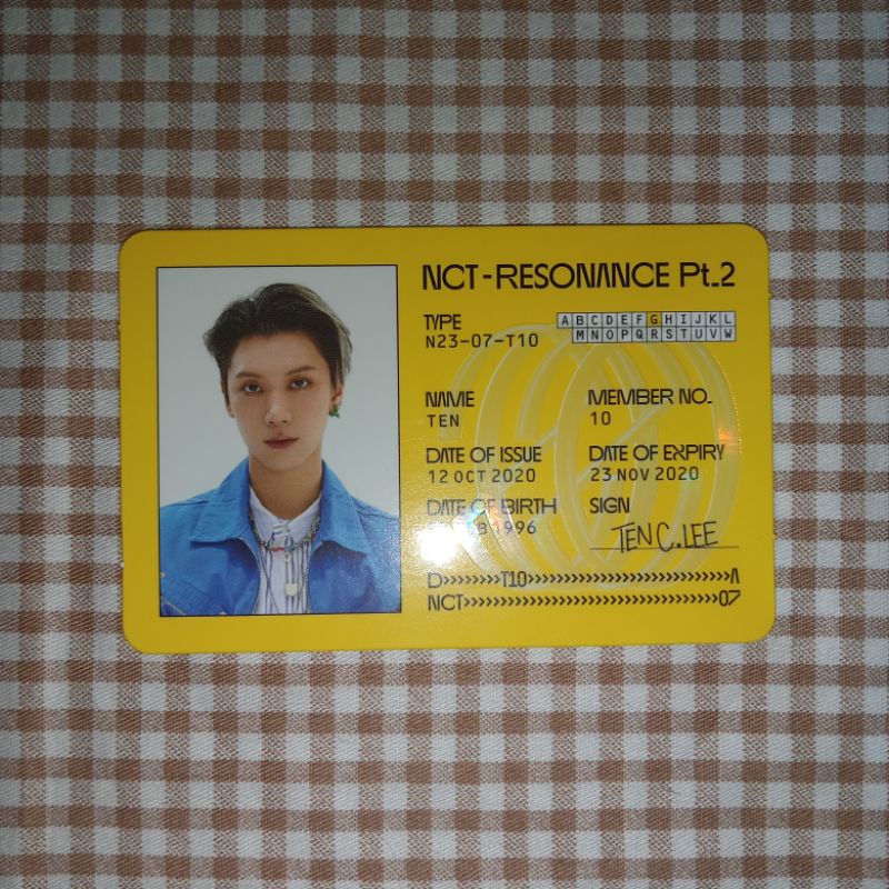 

ID Card Ten