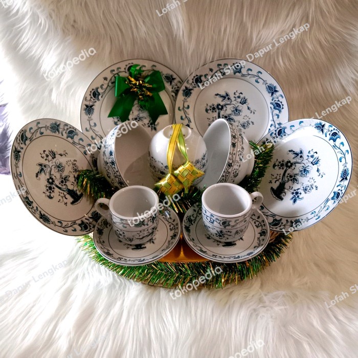 Parcel Lebaran Piring Keramik Set