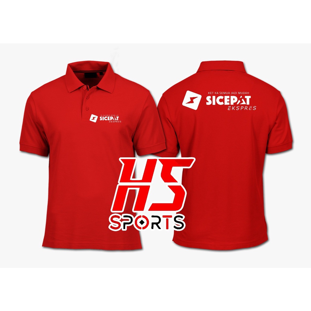 KAOS POLO SICEPAT EKSPRESS - POLO SHIRT SI CEPAT XPRESS - baju kerah kurir expedisi