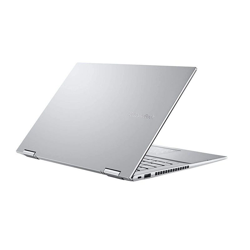 Laptop 2 in 1 Asus VivoBook Flip TP470EZ-VIPS752 Core i7-1165G7 16GB 512GB SSD 14″ Touch Win 11+OHS 2021 Transparent Silver