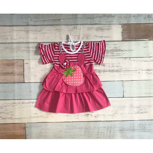  Baju  setelan dress buah tas bentuk nanas lucu pergi 