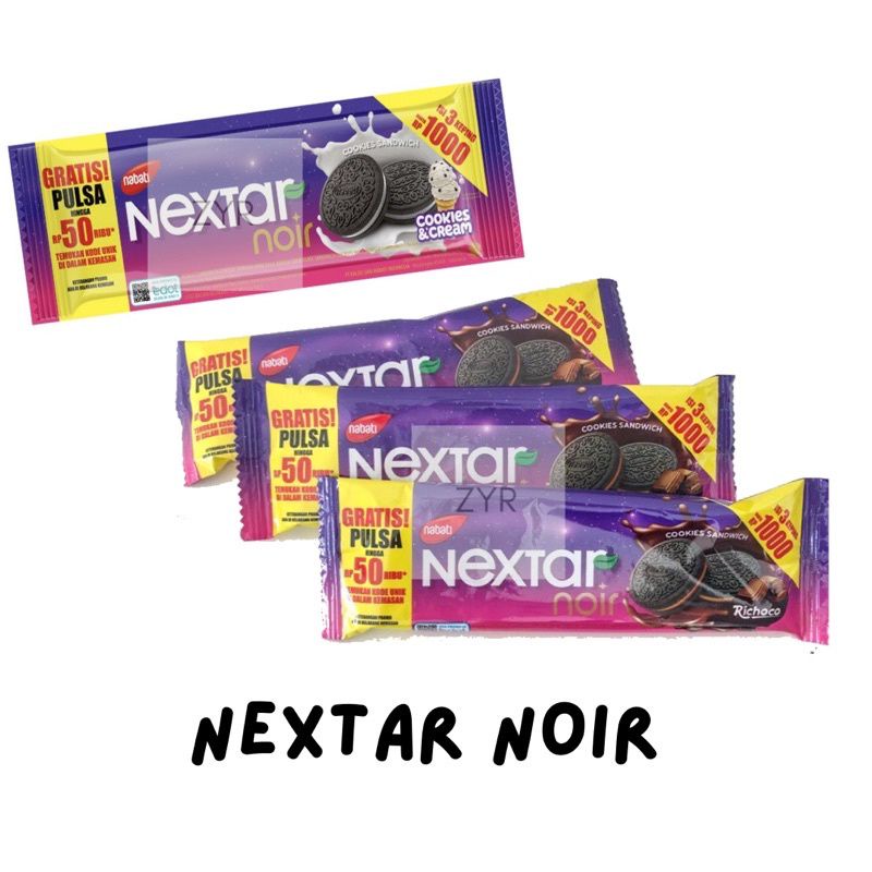 

Nextar Noir 22 gram (1 pack isi 10 pcs)