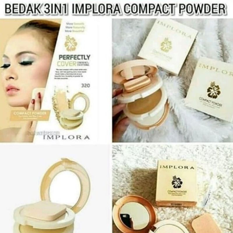 IMPLORA Compact Powder 3 In 1