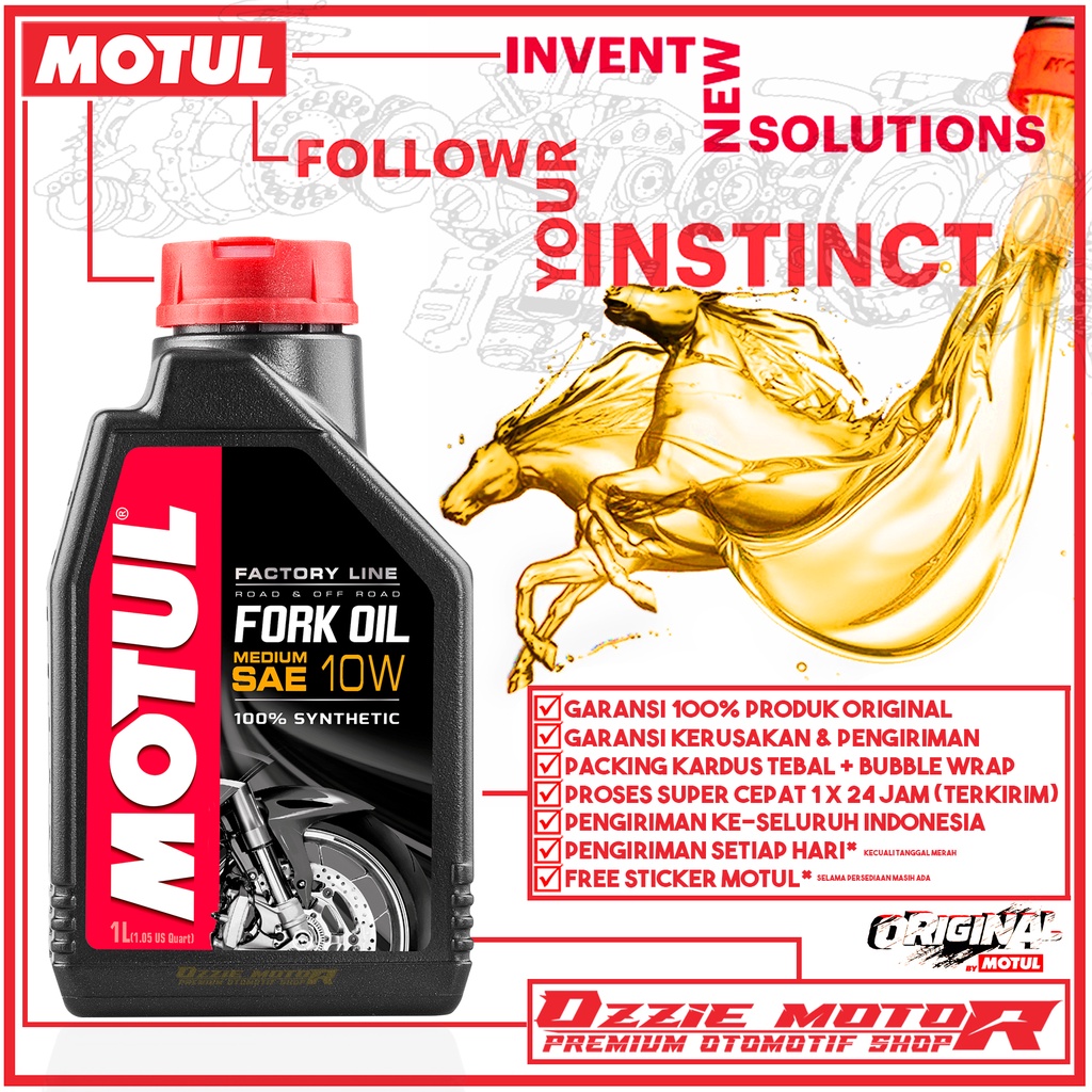 MOTUL FORK OIL MEDIUM 10W - 1L OLI SHOCK OHLINS