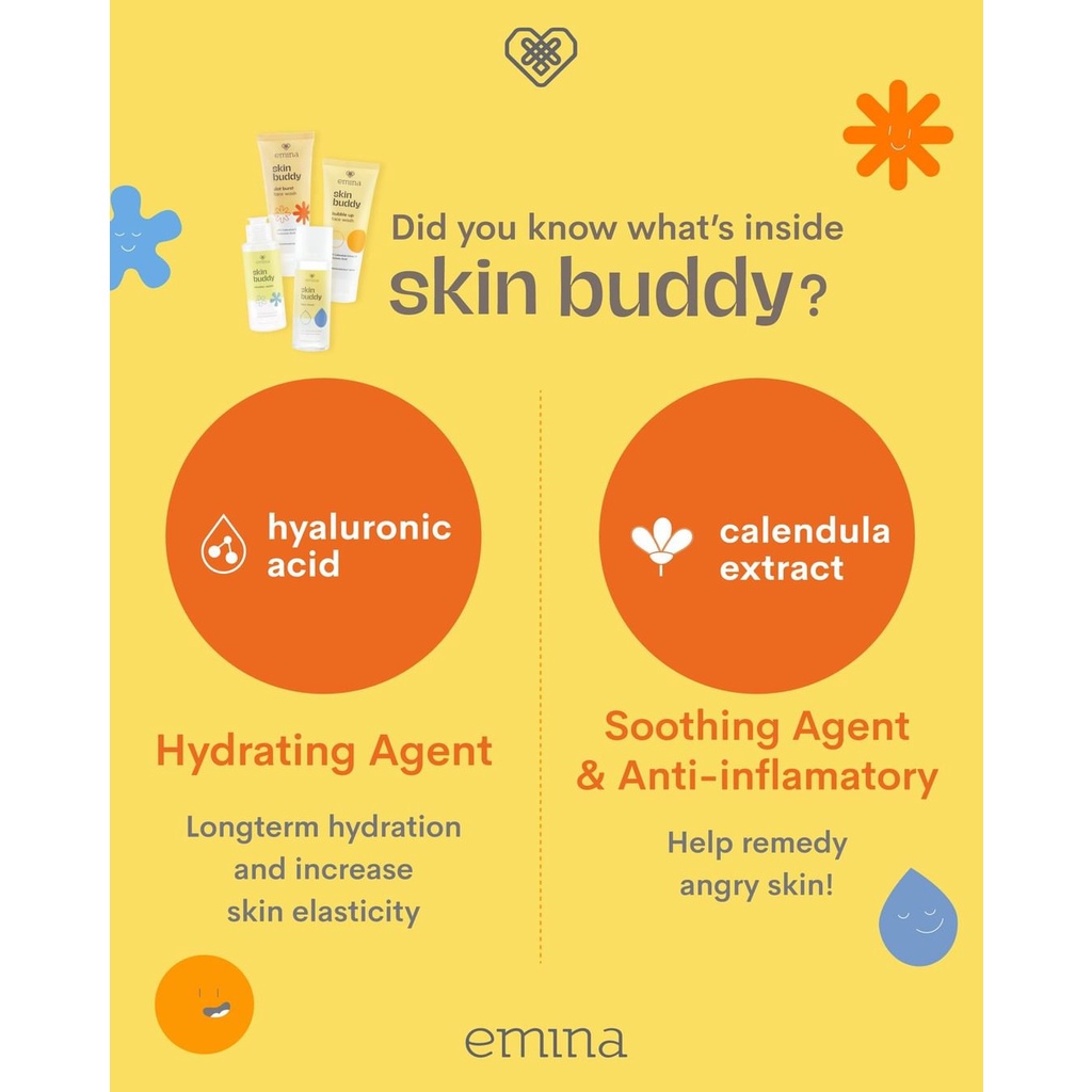 ✿ELYSABETHME✿ ˜”*°• emina •°*”˜. Emina Skin Buddy Sun Protection SPF 30+++ sunblock sunscreen mudah menyerap anti UVA UVB sinar matahari