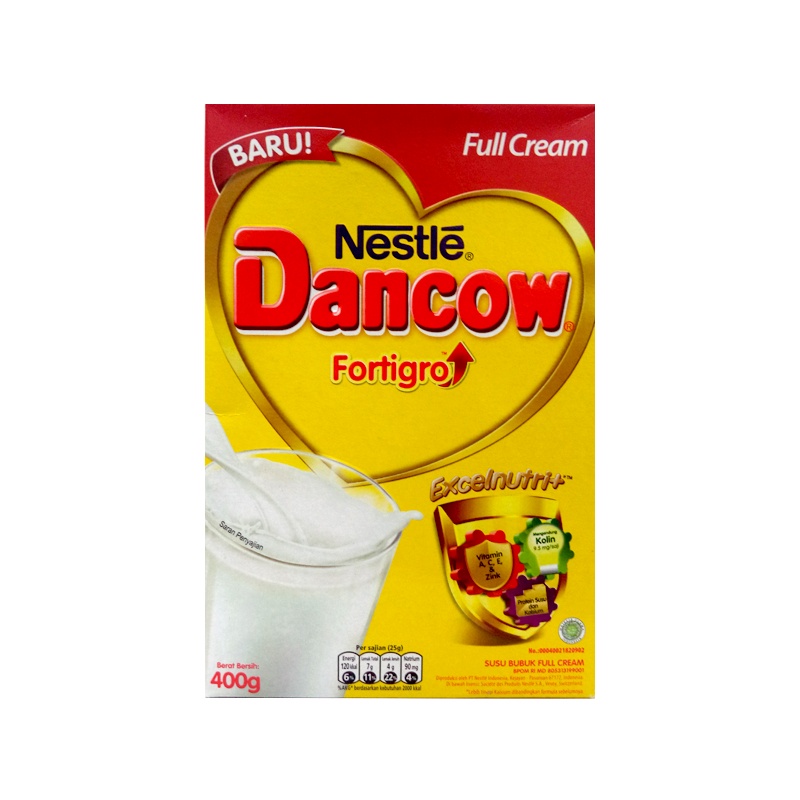 

Dancow Milk Full Cr Hi Iron 390Gr