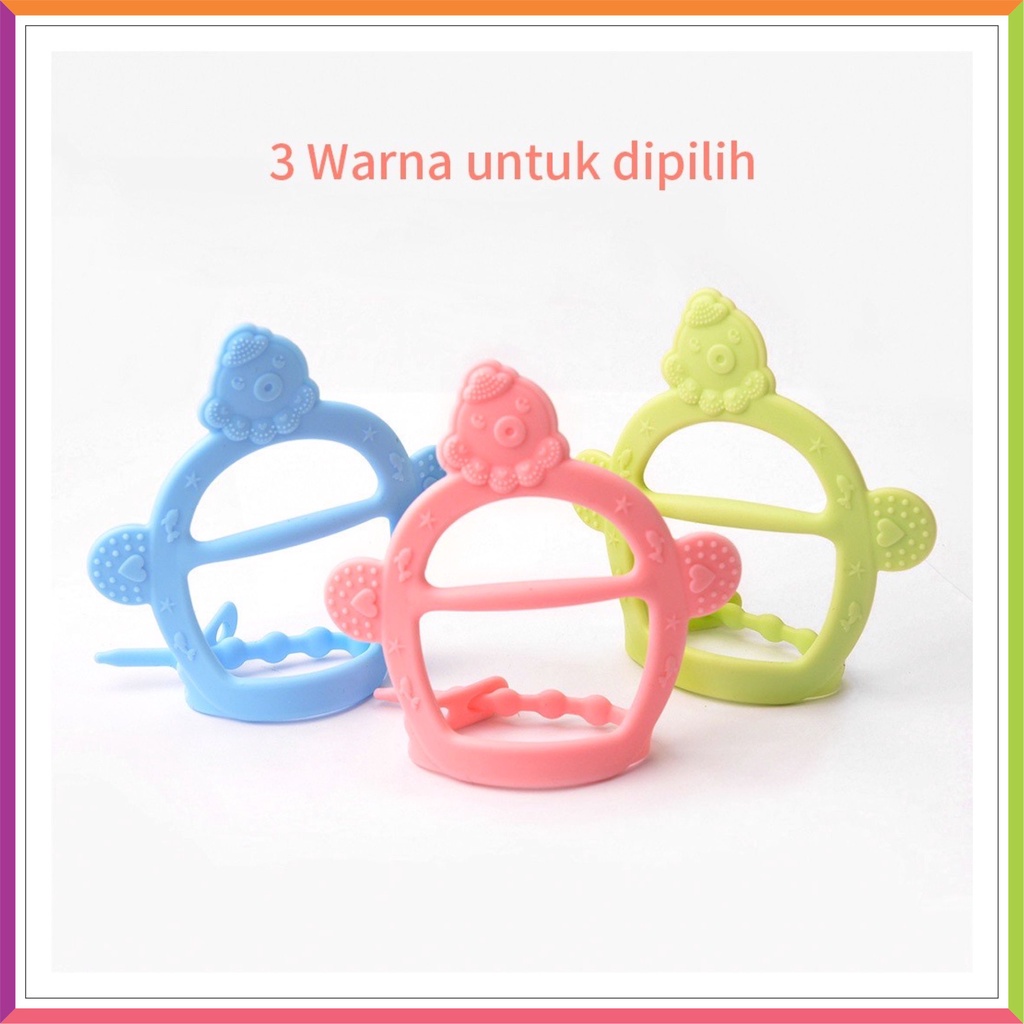 ❤ Fashionbabies ❤ TEETHER GENGGAM SILIKON BPA FREE / TEETHER GELANG GIGITAN BAYI