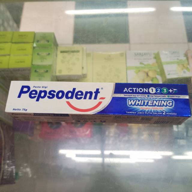 Pepsodent Whitening Action 123 75gr