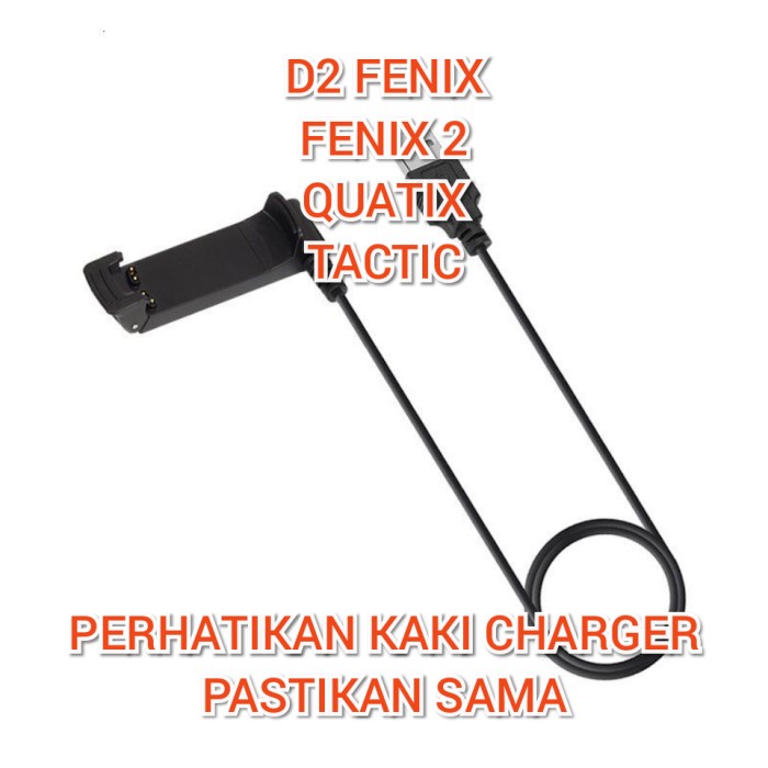 Charger Garmin D2 FENIX 1 FENIX 2 QUATIX TACTIC DO87