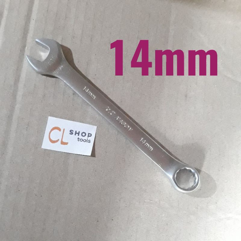 KUNCI RING PAS 14mm crv 14 kombinasi konci ringpas bengkel teknik treker cvt ringpas