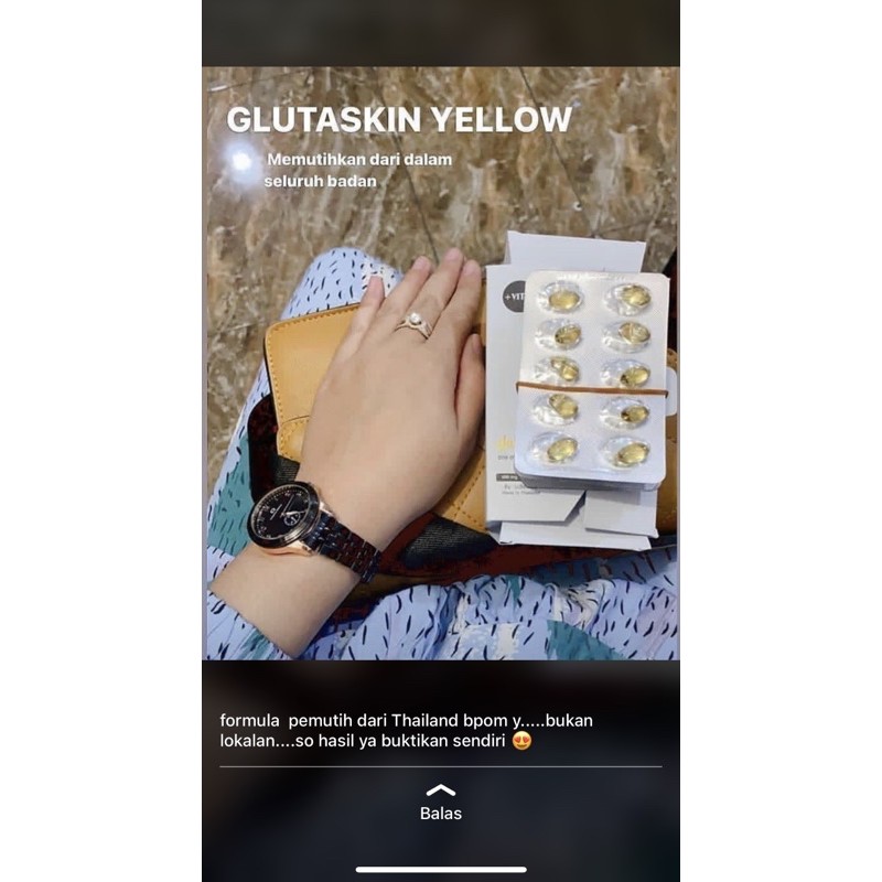 Glutaskin Gluta Skin Yellow LCBEAUTY LC BEAUTY PEMUTIH KULIT Original