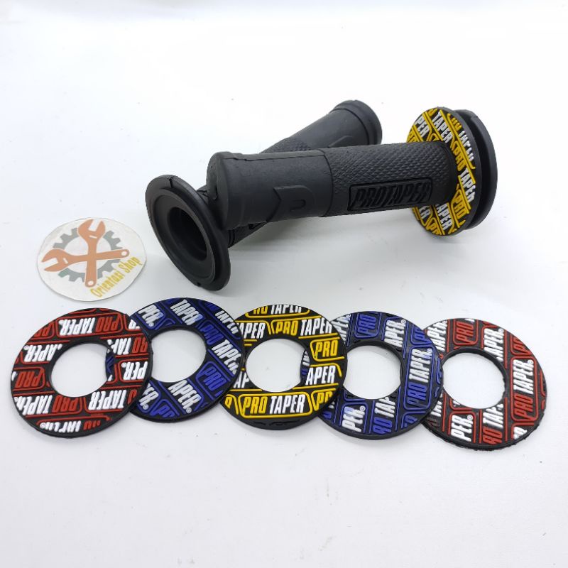 HANDGRIP PROTAPER KARET EMPUK HITAM PLUS DONAT GRIP PROTAPER UNIVERSAL