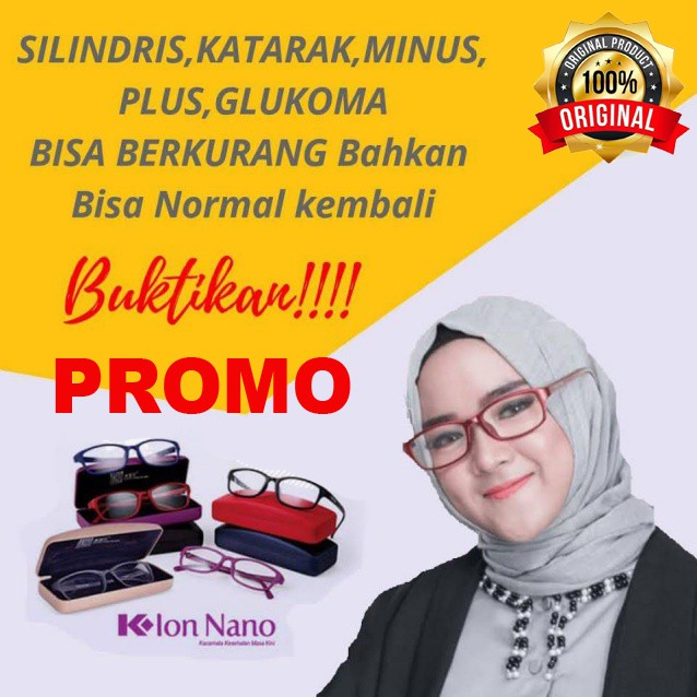 BISA COD  Kaca Mata K-ION NANO KLINK ORIGINAL SMALL WANITA DEWASA