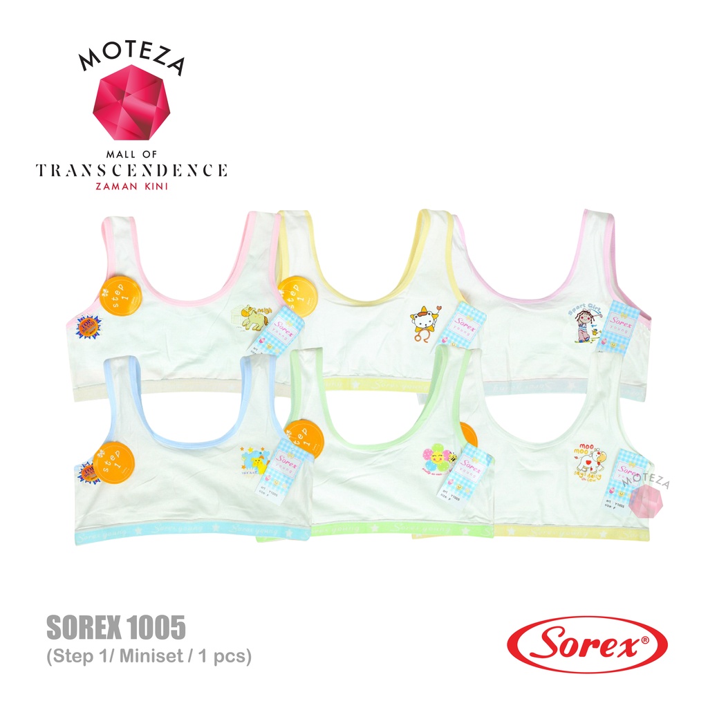 Sorex Young Miniset Pakaian Dalam / BH Anak Remaja  - 1004 ; 1005 ; 1006 ; 1007 ; 10088 ; 10099 - Step 1