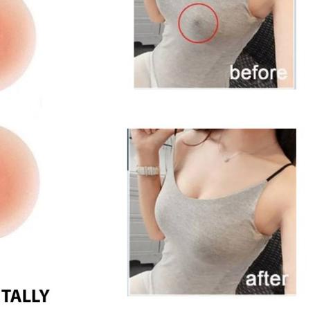 TALLY Nipple Silicone Pads/ Bra Penutup Putting Ls Bra