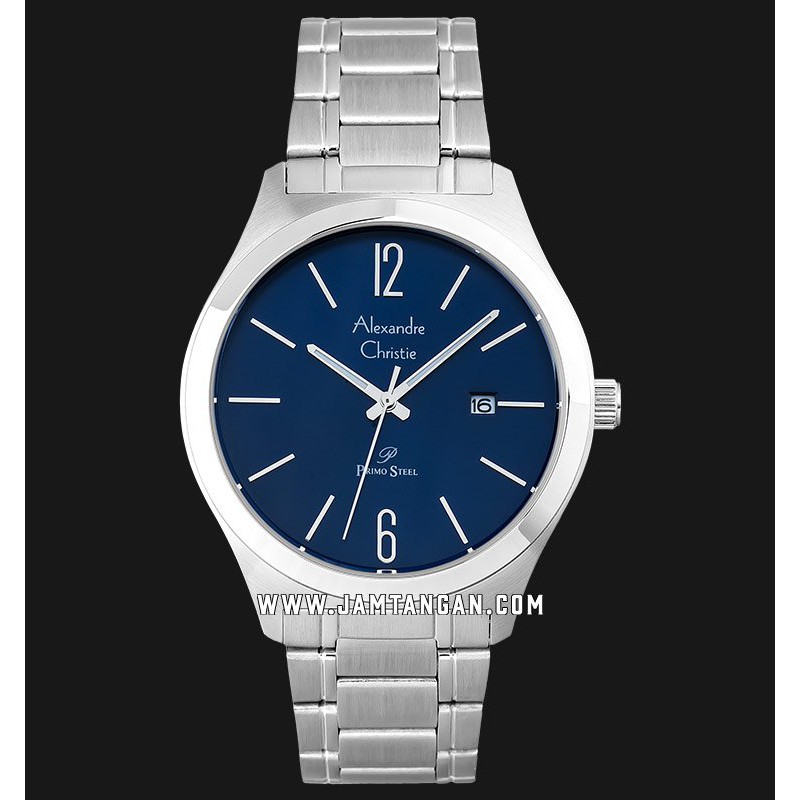 Alexandre Christie AC 1009 MD BSSBU Blue Dial Stainless Steel Strap