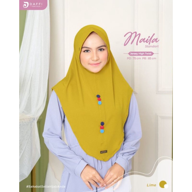 Jilbab Instant Bergo Maila Standart  Daffi Hijab