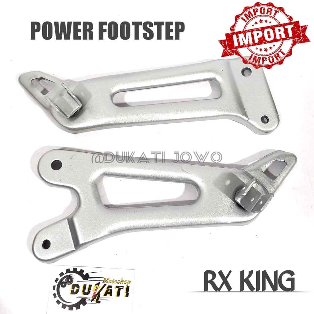 POWER FOOTSTEP FOOT STEP BELAKANG RX KING DUDUKAN PANGKON footstep KING IMPORT