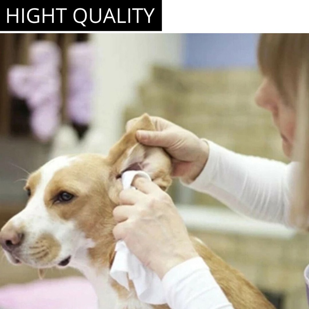 Obat Pembersih Kotoran Telinga Kucing / Anjing Grooming Hewan Pet Ear Cleaner Tetes Telinga 120ML  FEZONE
