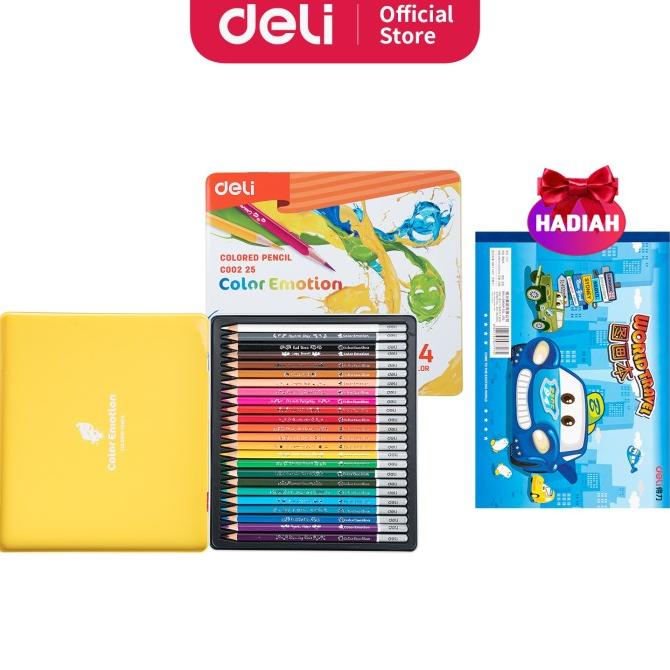 

Deli Pensil Warna / Colored Pencil - 24C 24warna/box EC00225