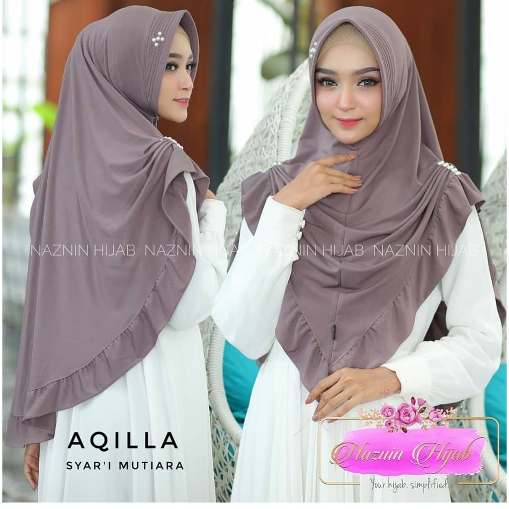 PASHMINA INSTAN ANTING POMPOM TERMURAH HIJAB STYLE JILBAB SIMPLE