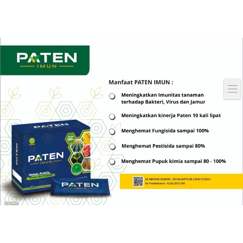 ANTI VIRUS PATEN ( IMUN PATEN)