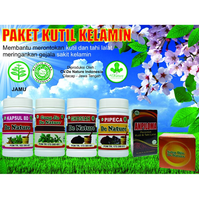 OBAT KUTIL KELAMIN DE NATURE AMPUH HERBAL DE NATURE