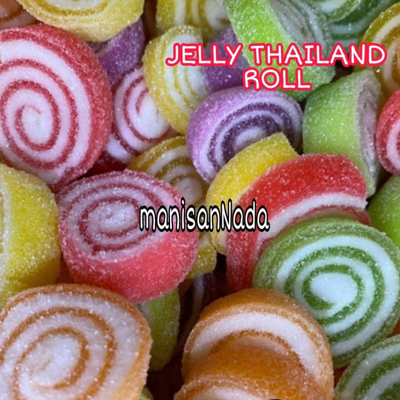 

JELLY THAILAND/FRUIT JELLY/ROOL CANDY 400gr