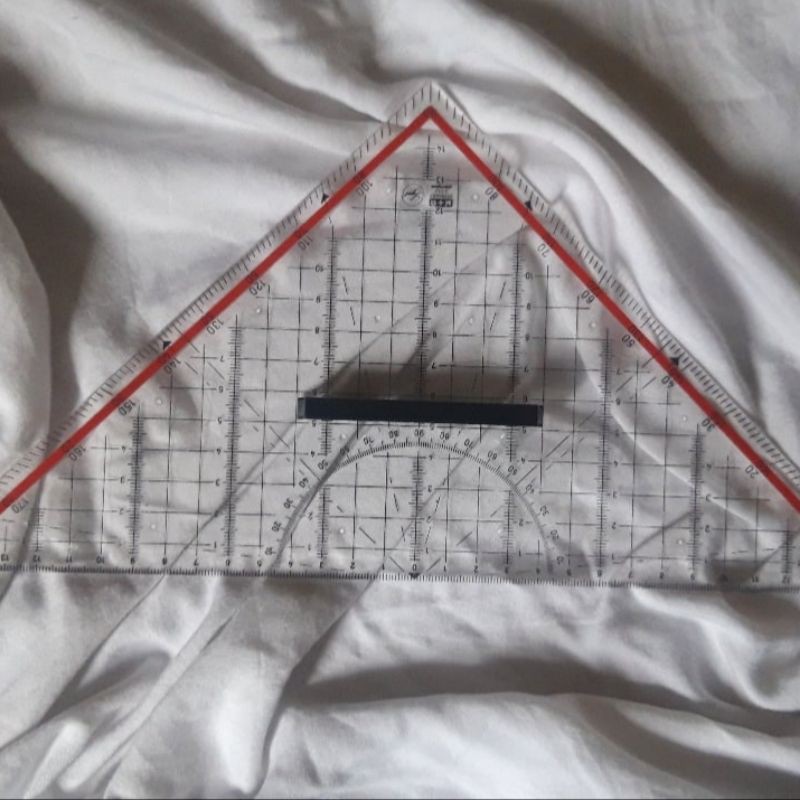 Penggaris Segitiga Pegangan Ziegel MOR (M+R)