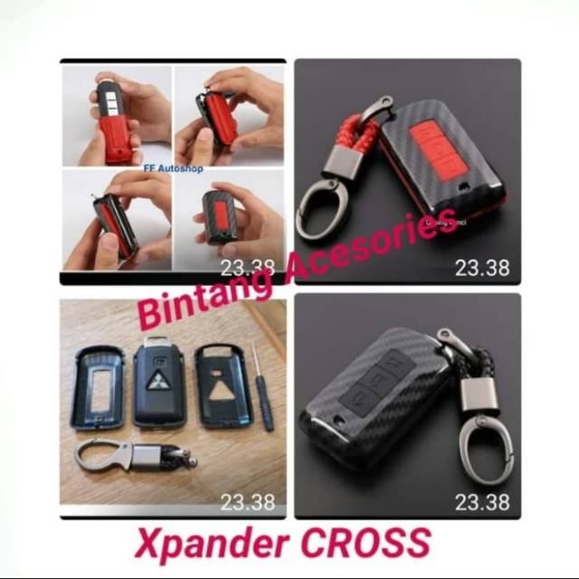 Sarung kunci remot Cover kunci remot mobil xpander cross carbon