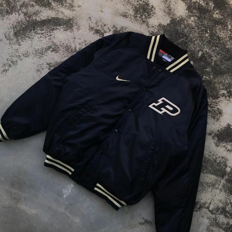 VINTAGE NIKE PURDUE VARSITY JACKET