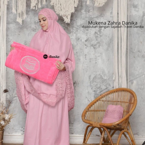 Paket Mukena Zahra Danika - Putih Berkualitas