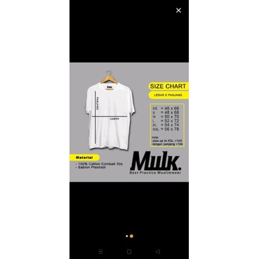 kaos dakwah MULK XL