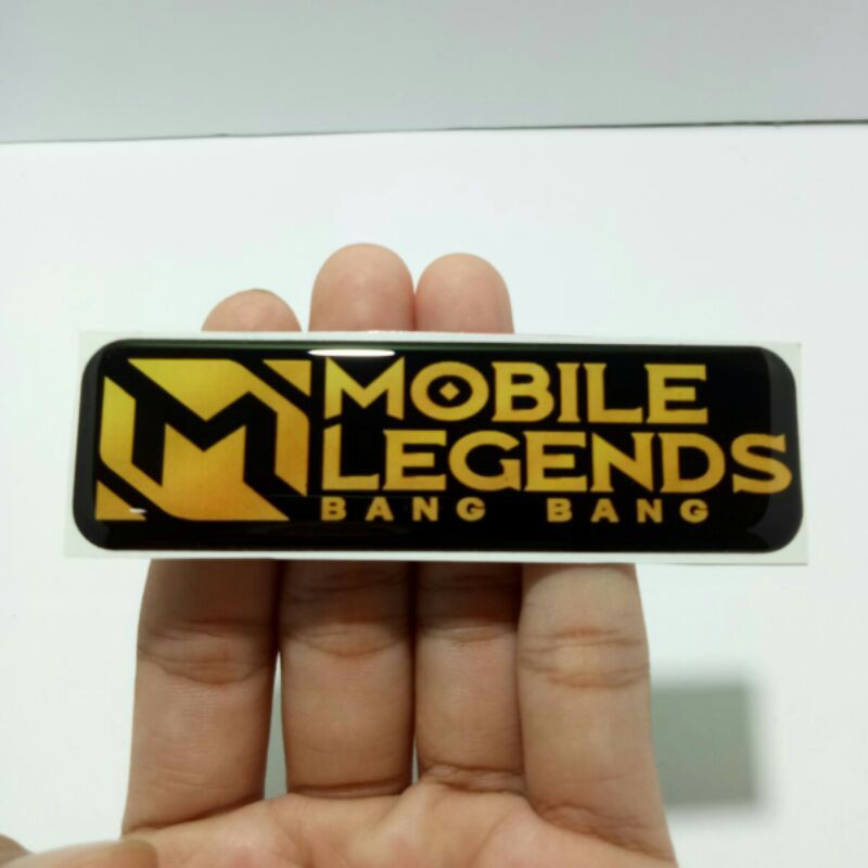 

Stiker timbul resin lentur logo Mobile Legend