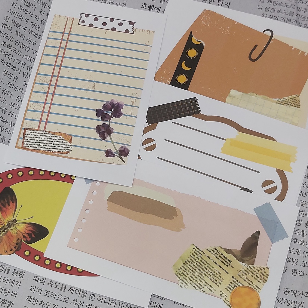 

Cute Vintage Note Paper Sticker Untuk Journaling Jurnal Bujo Scrapbook