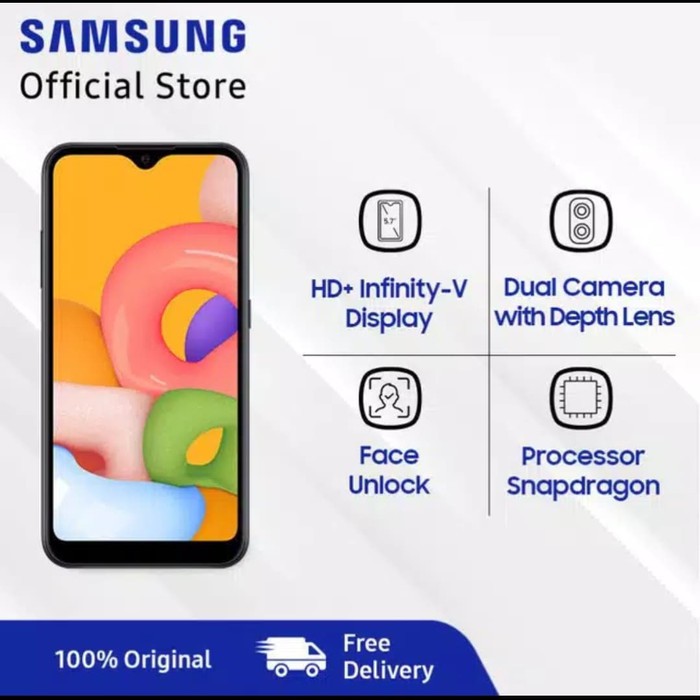 Samsung Galaxy A01 2/16 GB Garansi Resmi SEIN
