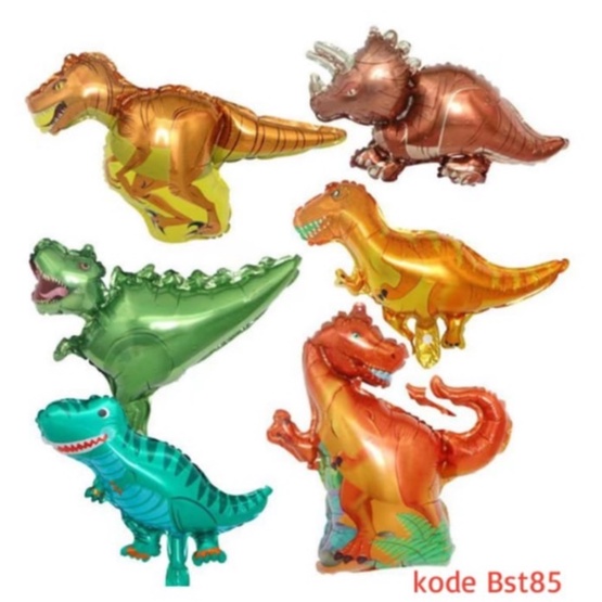 Balon Foil Dino - Dinosaurus - Dekorasi Pesta Lucu