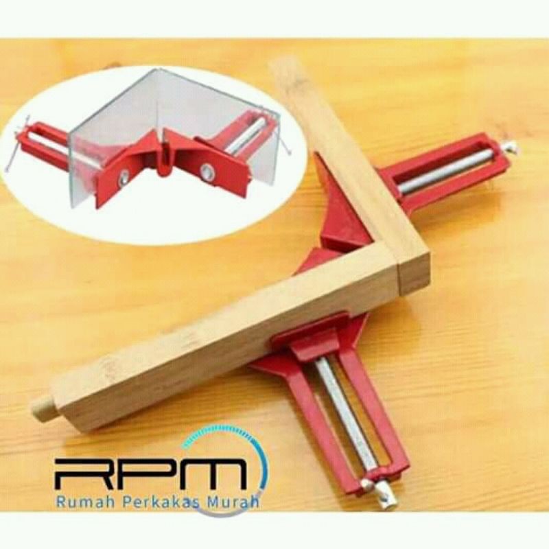Corner Klem siku 3 " Klem Penjepit Sudut Frame, Kaca, Kayu, Besi