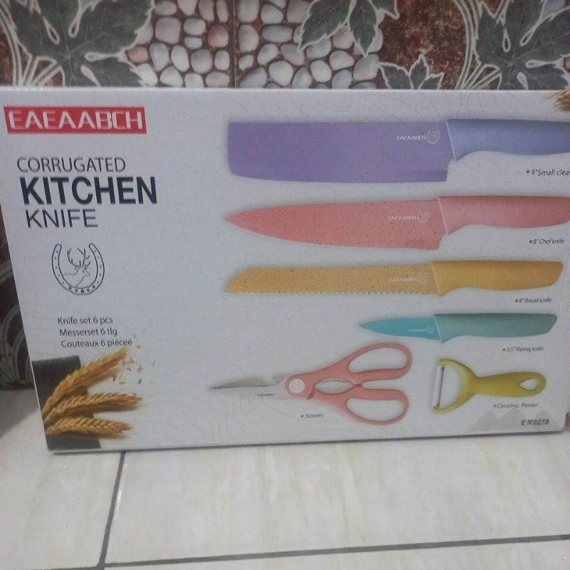 corrugated kitchen knife