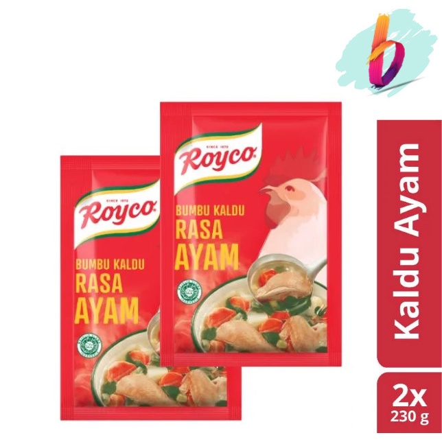 

ROYCO Bumbu Kaldu Ayam Multi Pack / 2 pcs/ 230 g